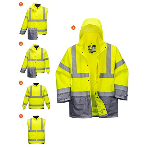 Portwest 5in1 Hi-Vis Executive Jacket