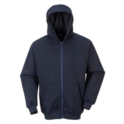 Portwest FR Hooded Zip Sweatshirt