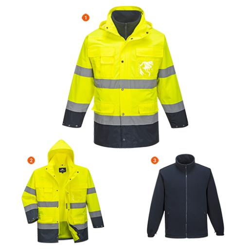 Portwest Hi-Vis Lite 3in1 Jacket