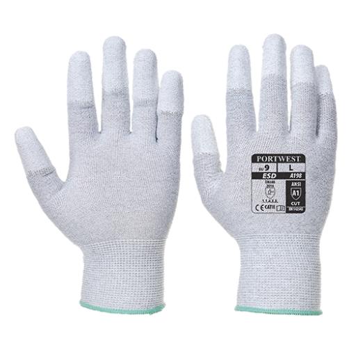 Portwest Antistatic PU Fingertip Glove
