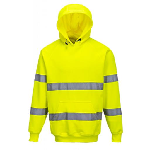 Portwest Hi-Vis Hooded Sweatshirt