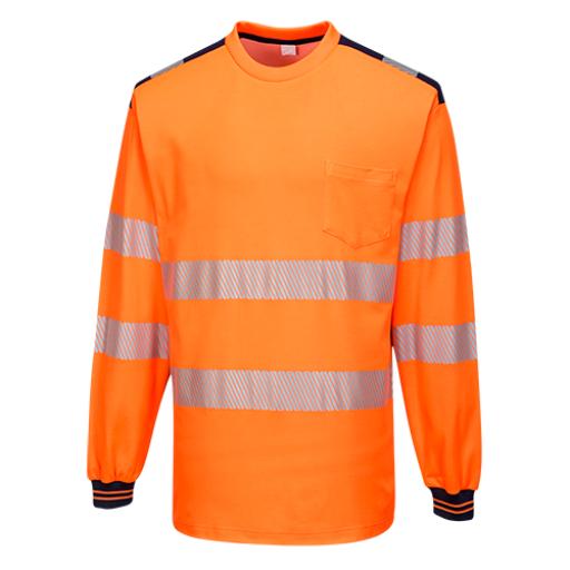 Portwest PW3 Hi-Vis T-Shirt Long Sleeved