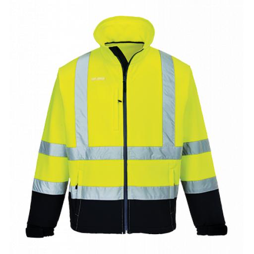 Portwest Hi-Vis Contrast Softshell