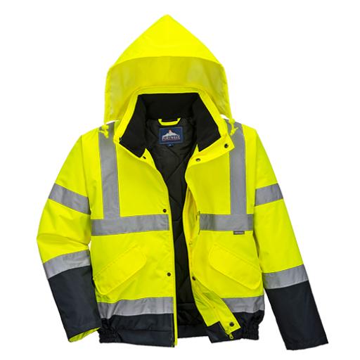 Portwest Hi-Vis 2-Tone Bomber Jacket