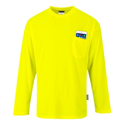 Portwest Long Sleeve Pocket T-Shirt