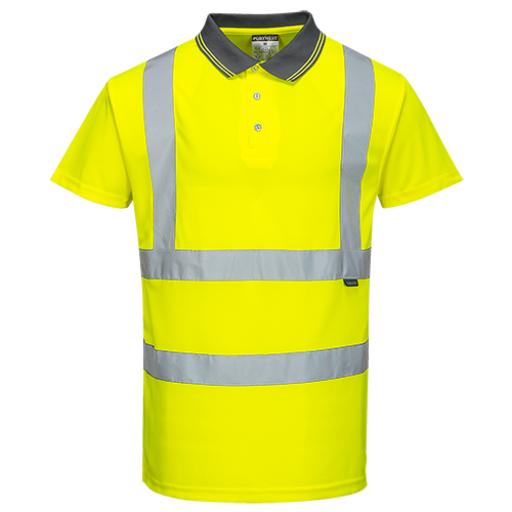 Portwest Hi-Vis Short Sleeve Polo Shirt