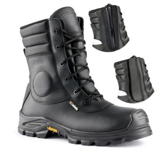 Jallatte Jalarcher Safety Boot, with Composite Toe Caps & Midsole and Waterproof Side Zip