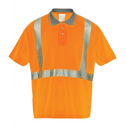 Portwest Superior Hi-Vis Polo Shirt