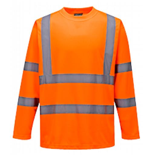 Portwest Hi-Vis Long Sleeved T-Shirt