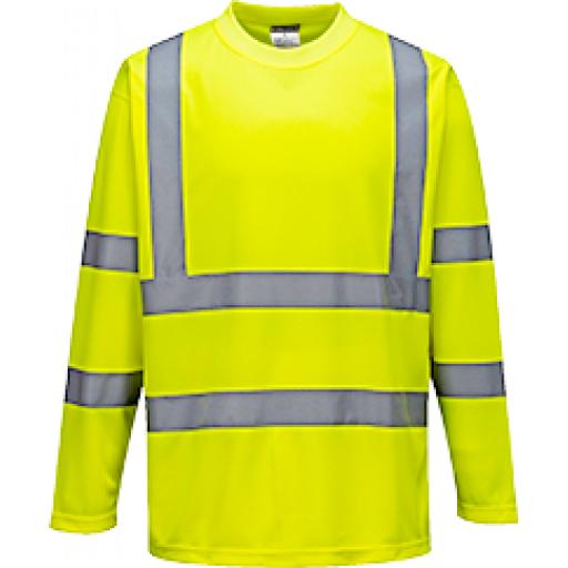 Portwest Hi-Vis Long Sleeved T-Shirt