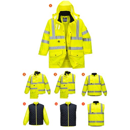 Portwest Hi-Vis 7-in-1 Jacket