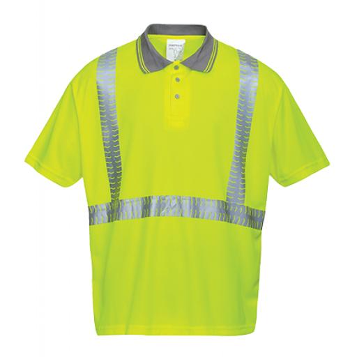 Portwest Superior Hi-Vis Polo Shirt