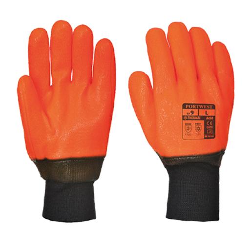 Portwest Weatherproof Hi-Vis Glove