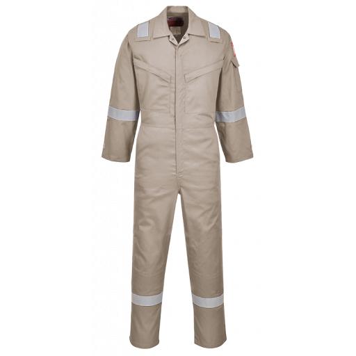 Portwest Araflame Silver Coverall