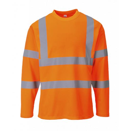 Portwest Hi-Vis T-Shirt Long Sleeves