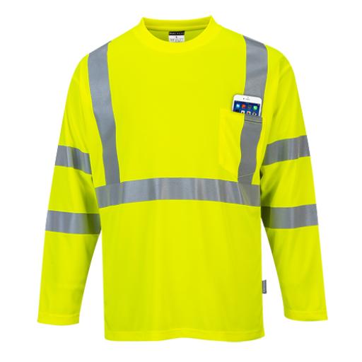 Portwest Hi-Vis Long Sleeved T-Shirt - S191