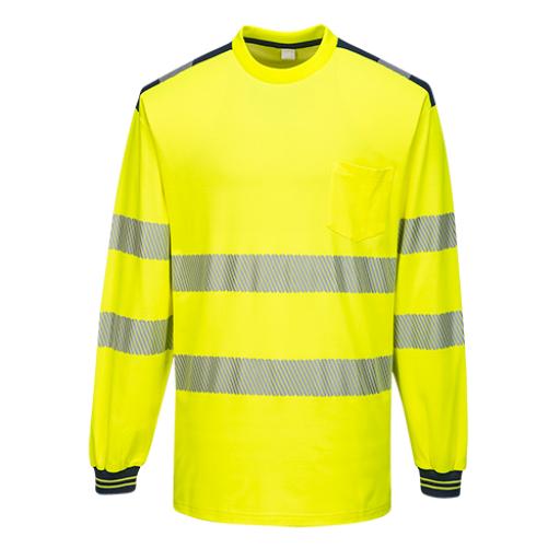 Portwest PW3 Hi-Vis T-Shirt Long Sleeved