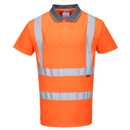 Portwest Hi-Vis Short Sleeve Polo Shirt RIS