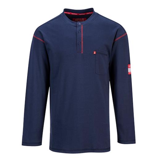 Portwest Bizflame Henley Neck T-Shirt