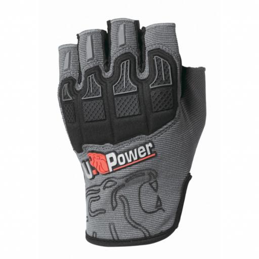 "NAKED" Grey Meteorite Gloves - U-POWER